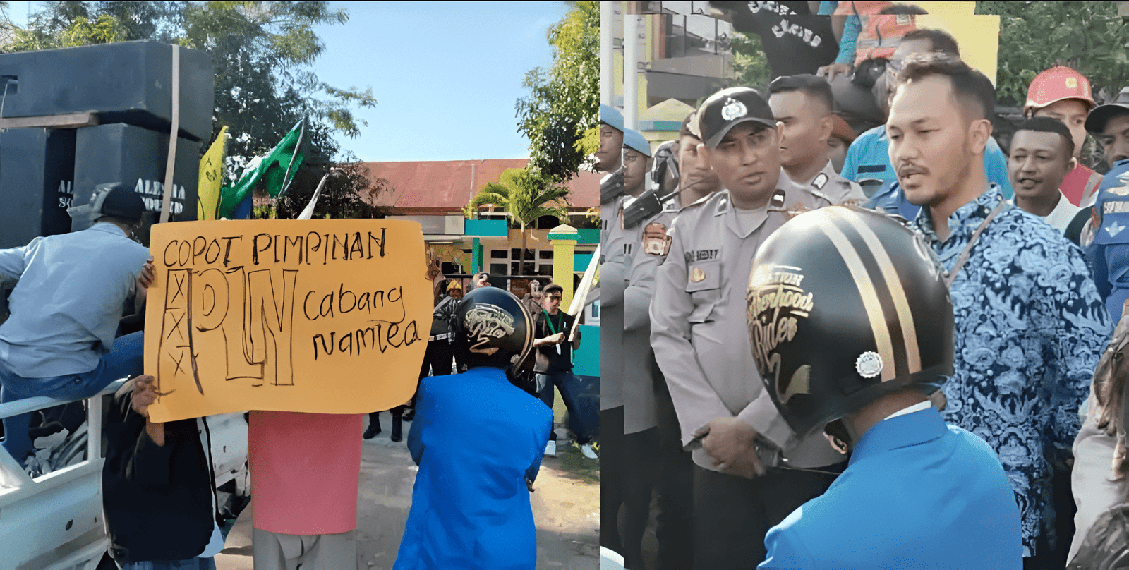 Tidak Beralasan, Kepala PLN Namlea Tolak Audiensi Dengan Pendemo